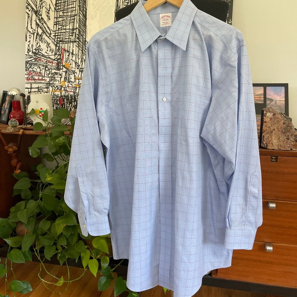 NWOT Men’s Brooks Brothers Button Down Shirt 16.5 32